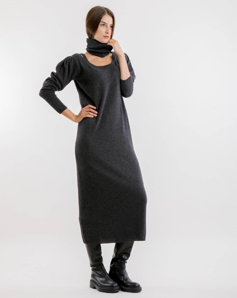 Le Twins Abito Dina – Grigio