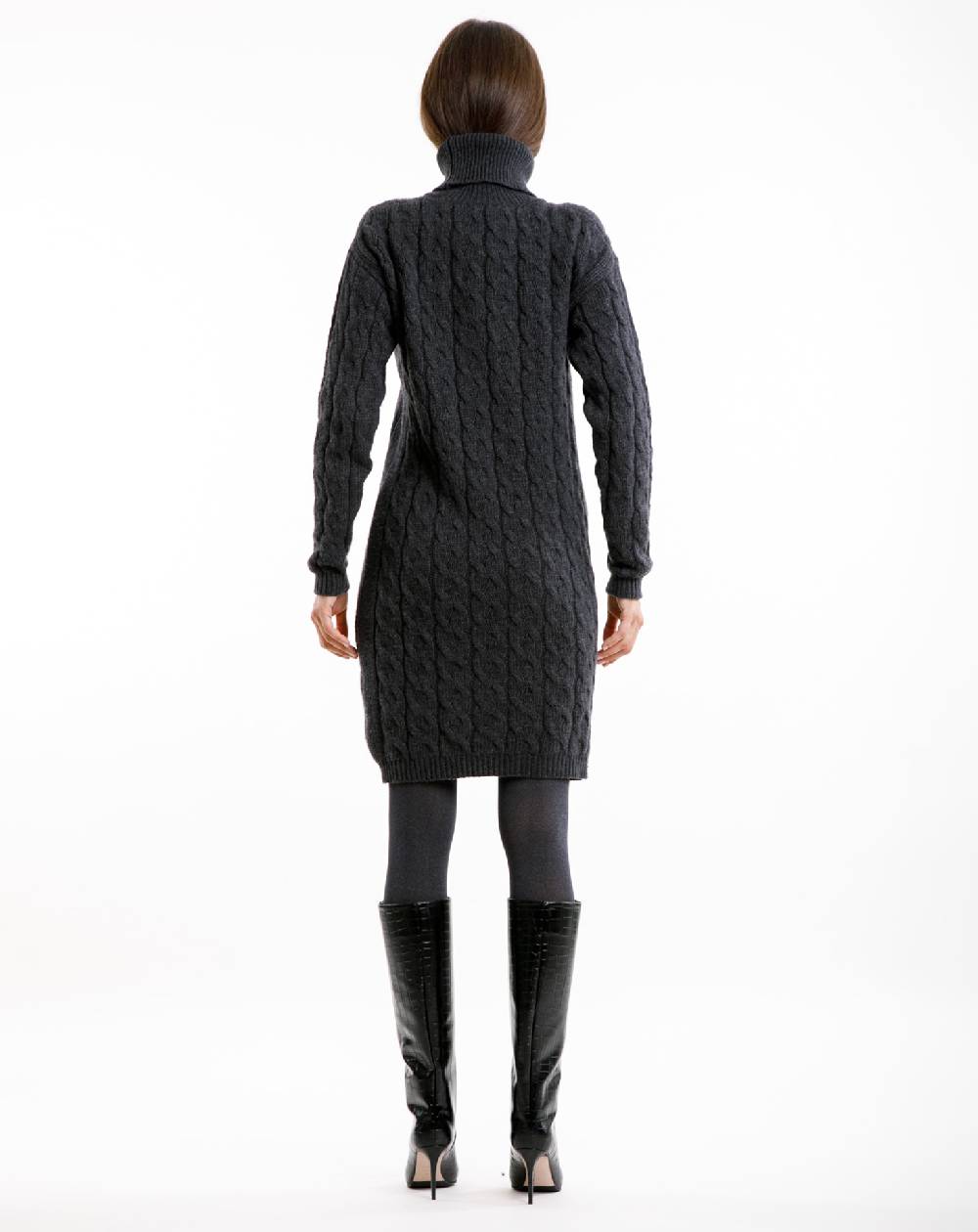 Le Twins Abito Maxi Maglia Rosa