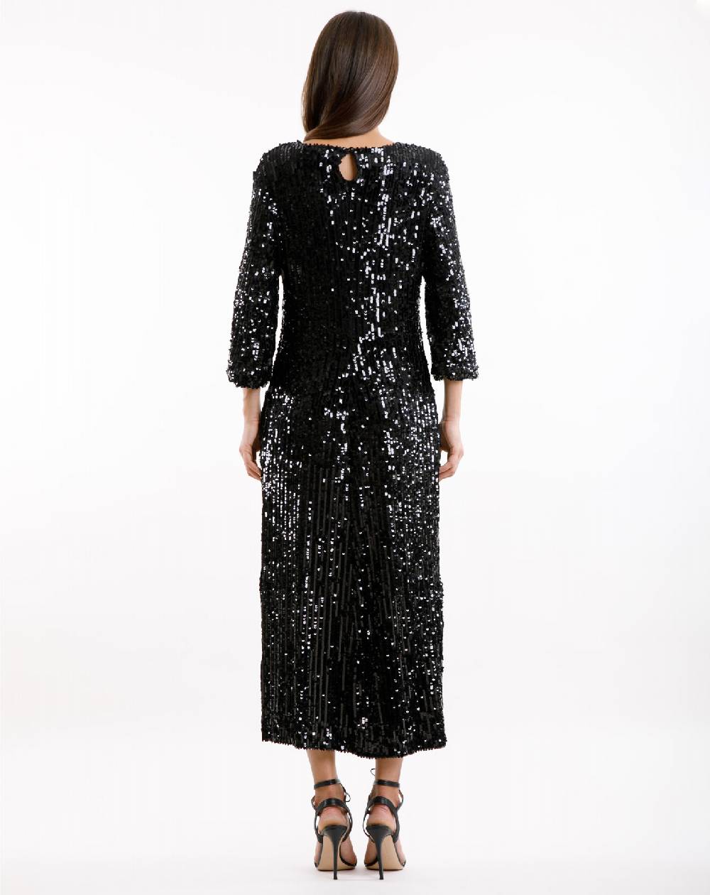 Le Twins Abito Michela – Paillettes Nero