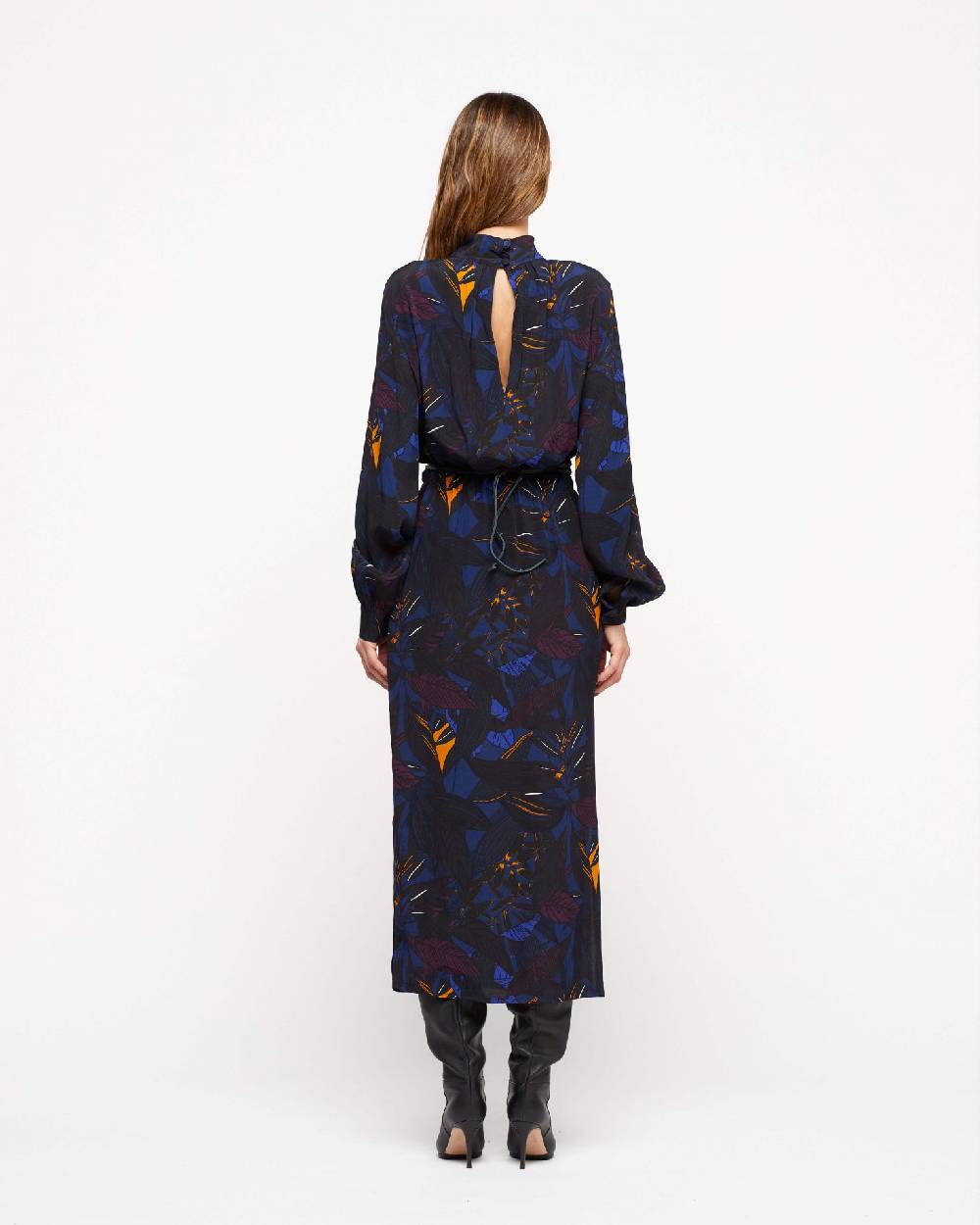 Le Twins Abito Nizza – Fantasia Nera E Blu