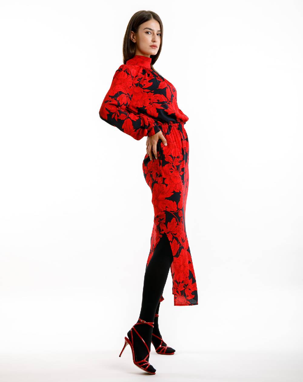 Le Twins Abito Nizza – Fiore Rosso