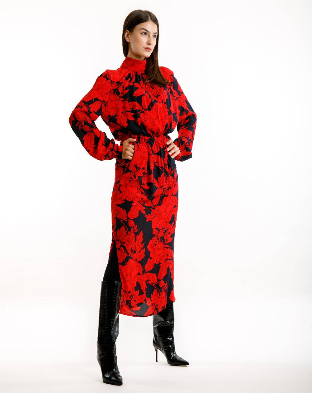 Le Twins Abito Nizza – Fiore Rosso