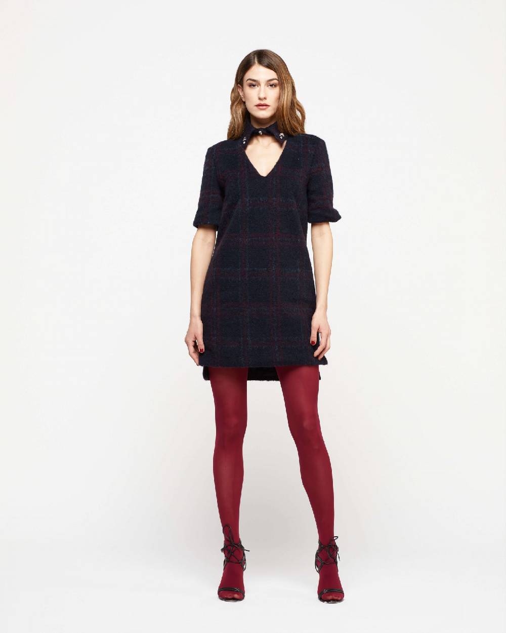 Le Twins Abito Parma – Blu Riga Bordeaux