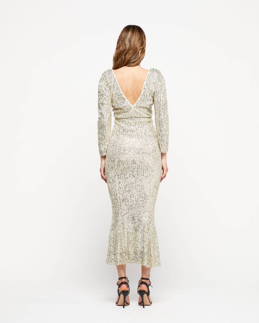 Le Twins Abito Sole – Paillettes Argento