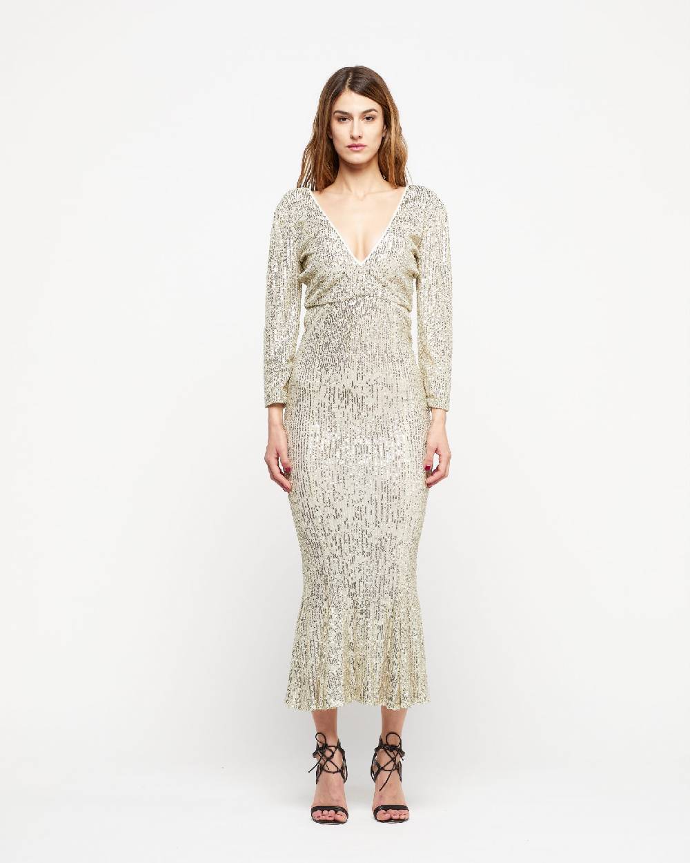 Le Twins Abito Sole – Paillettes Argento