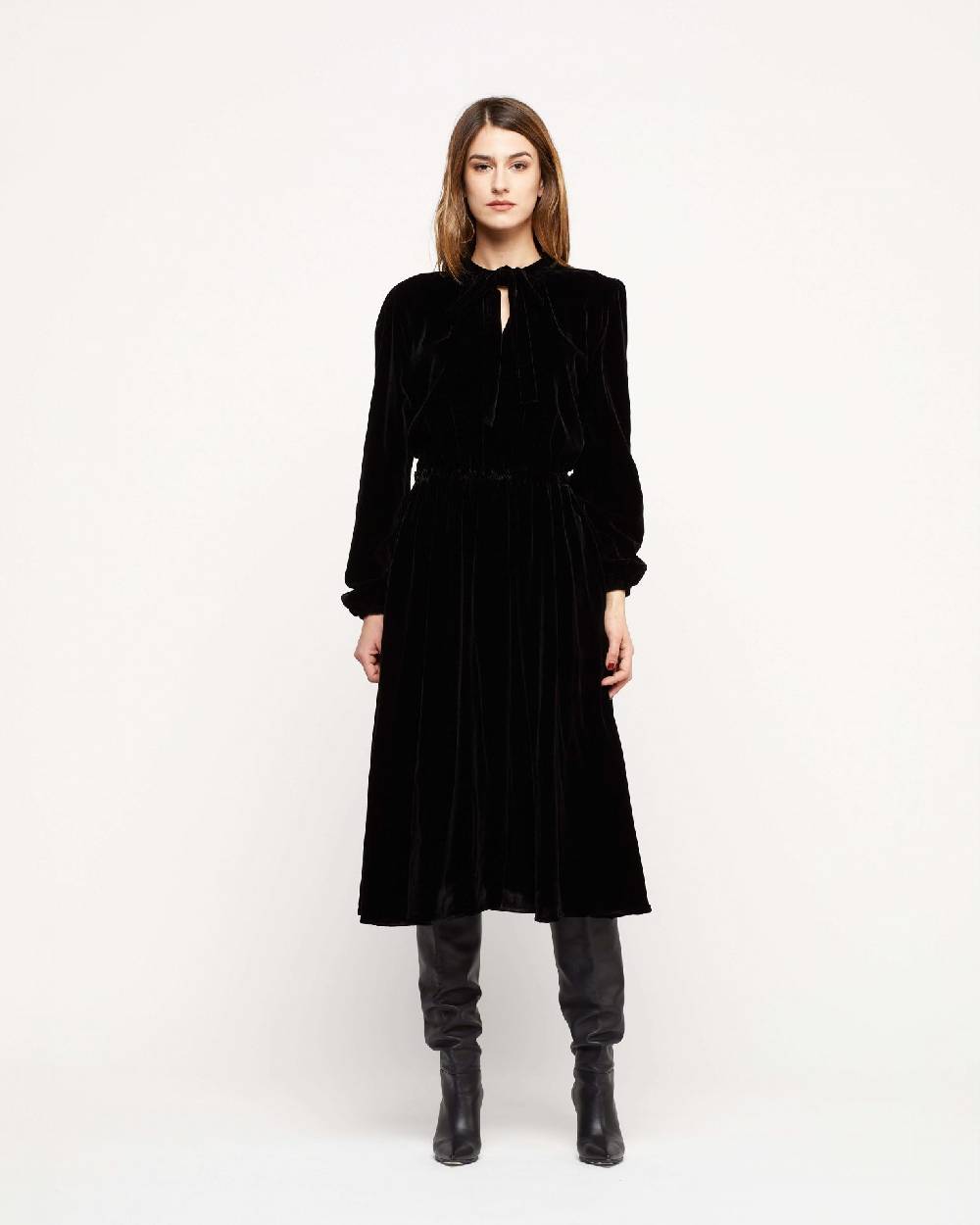 Le Twins Abito Vicenza – Velluto Nero