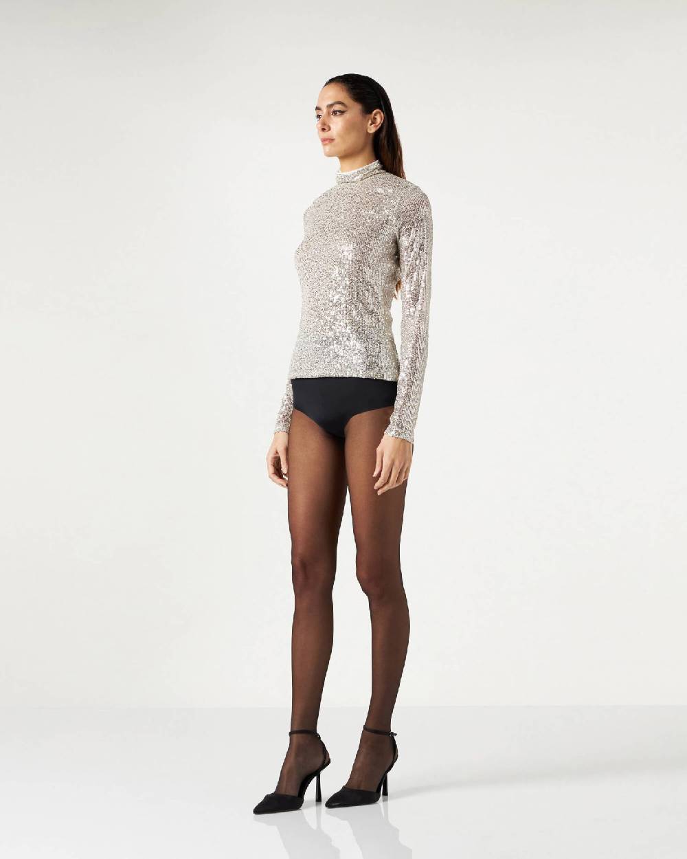 Le Twins Assisi Paillettes Argento