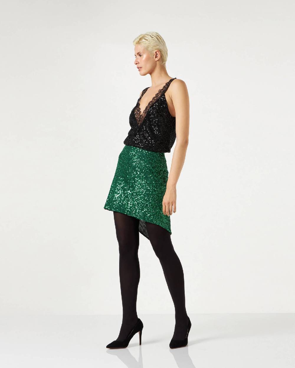 Le Twins Asti Paillettes Verde