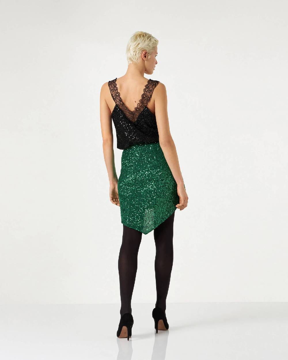 Le Twins Asti Paillettes Verde