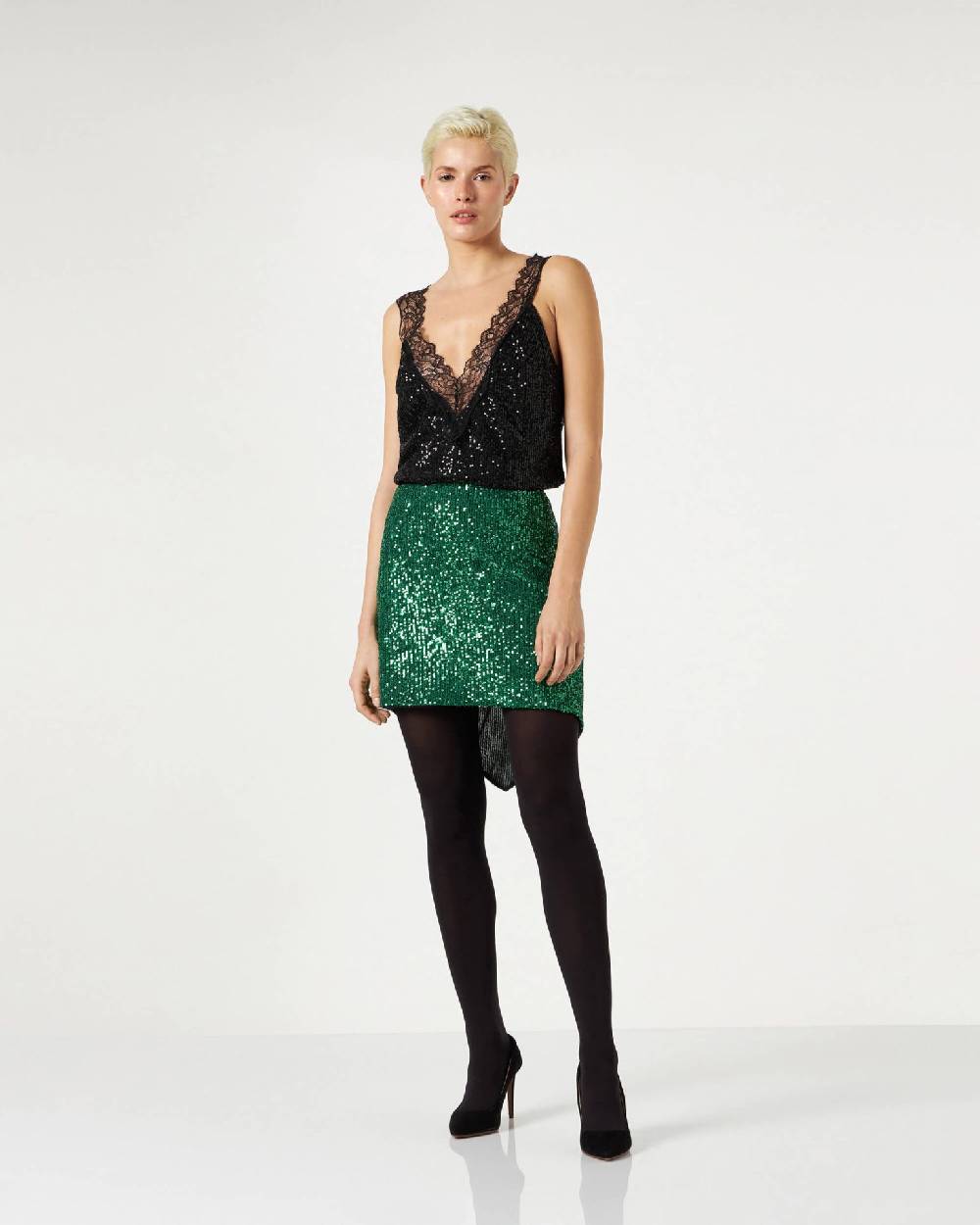 Le Twins Asti Paillettes Verde