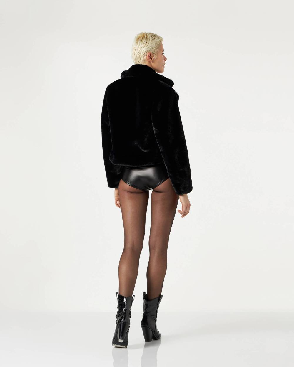 Le Twins Ava Ecopelliccia Nero