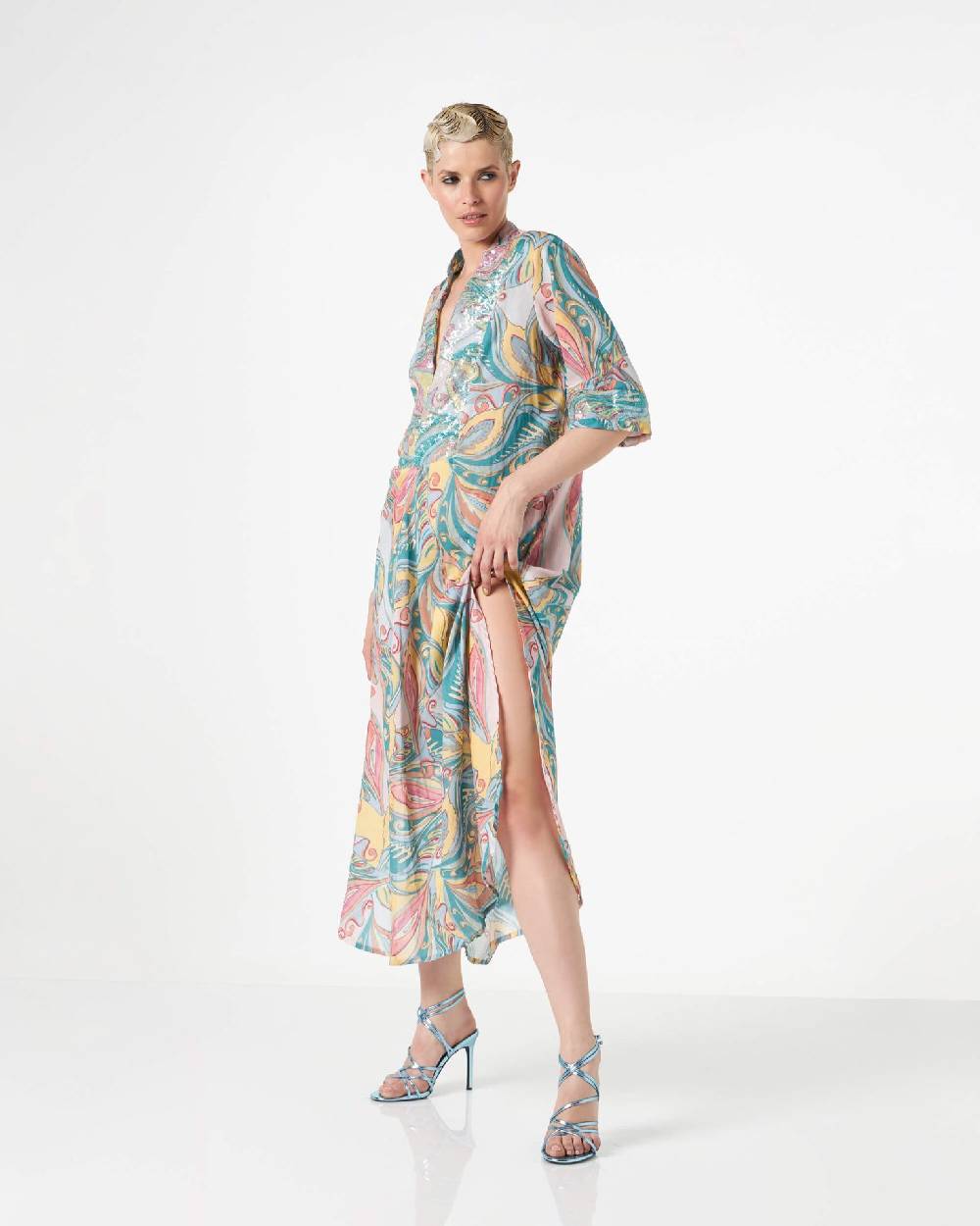 Le Twins Caftano Marta Cashmere