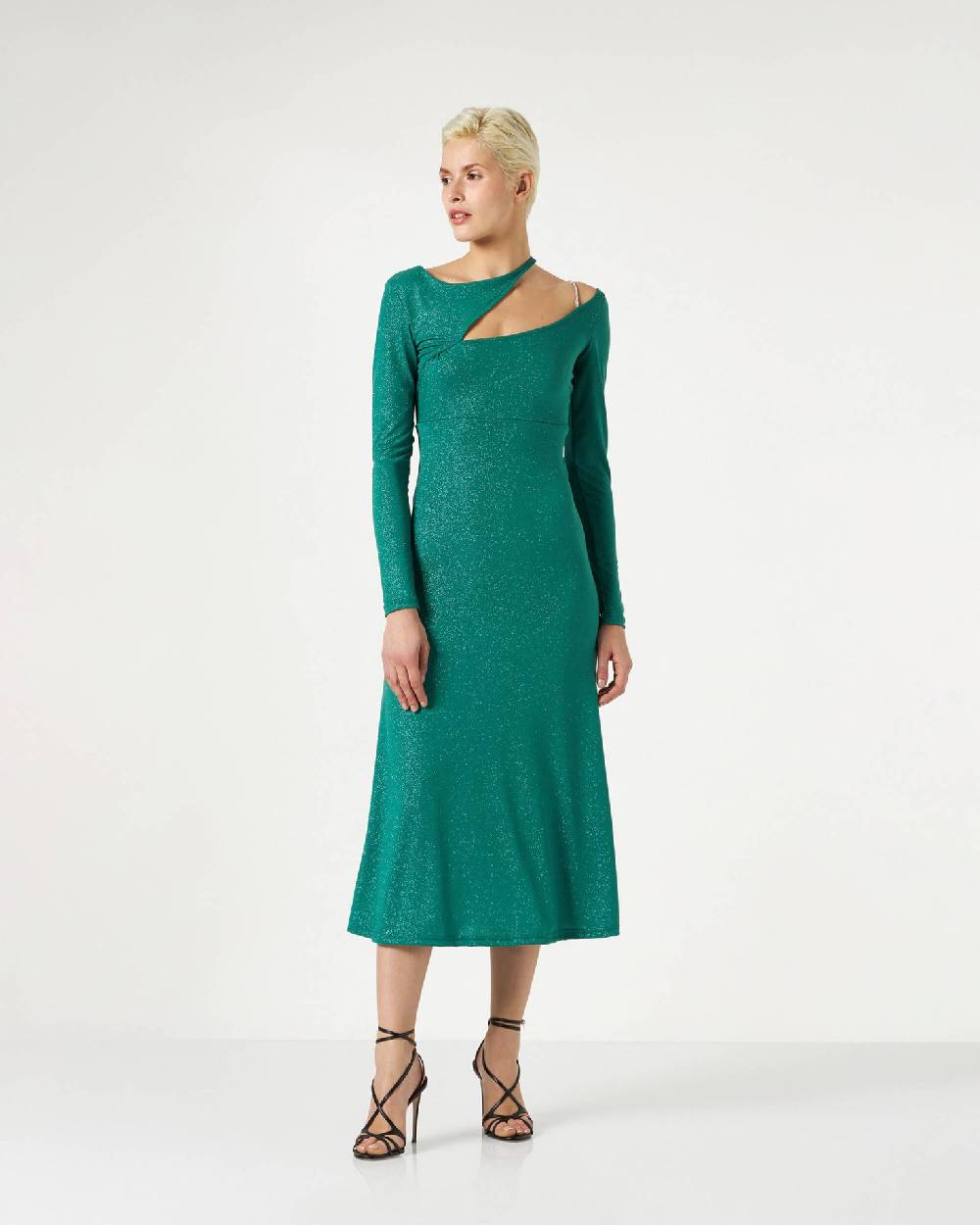 Le Twins Catia Jersey Lurex Verde
