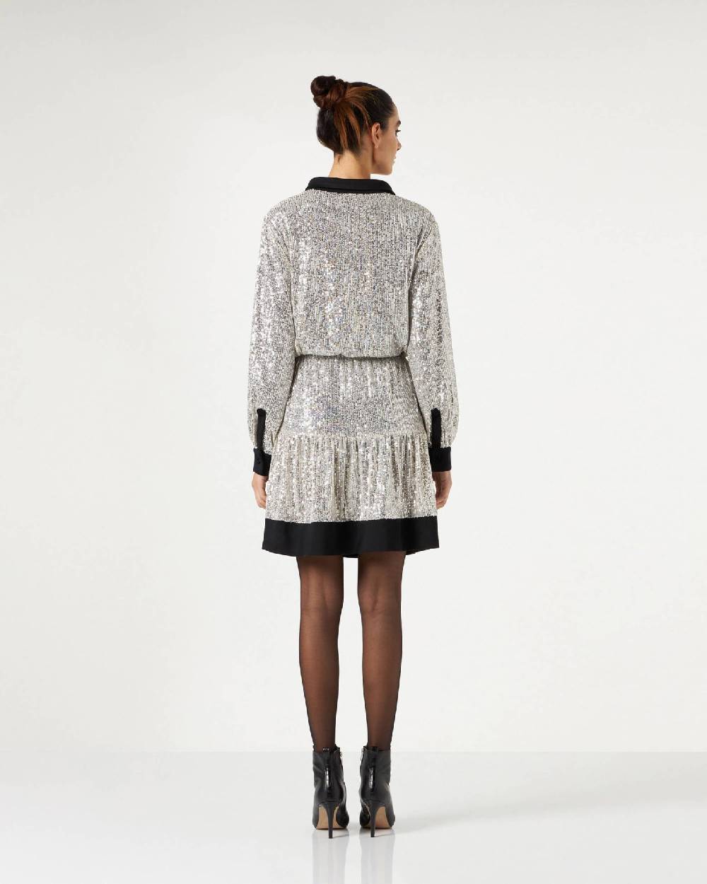 Le Twins Chicago Paillettes Argento