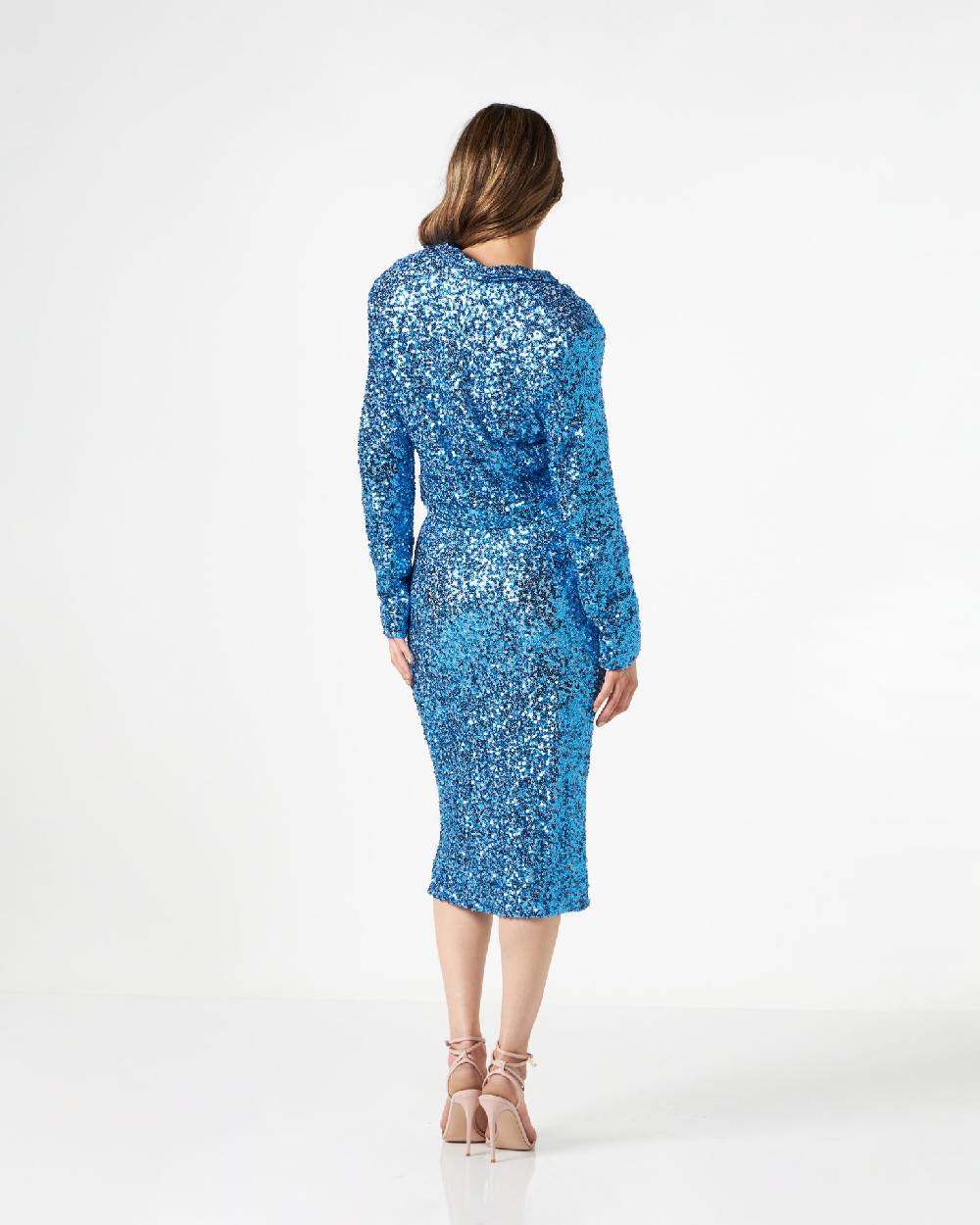 Le Twins Comacchio Corta Paillettes Celeste