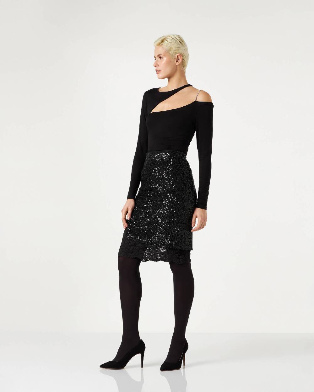 Le Twins Corinne Jersey Nero