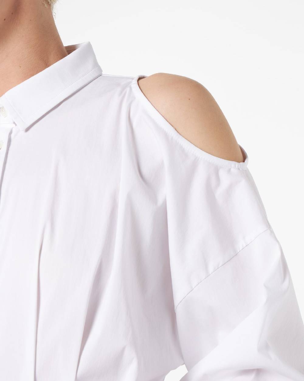 Le Twins Cristiana Corto Bianco Spalle Bucate