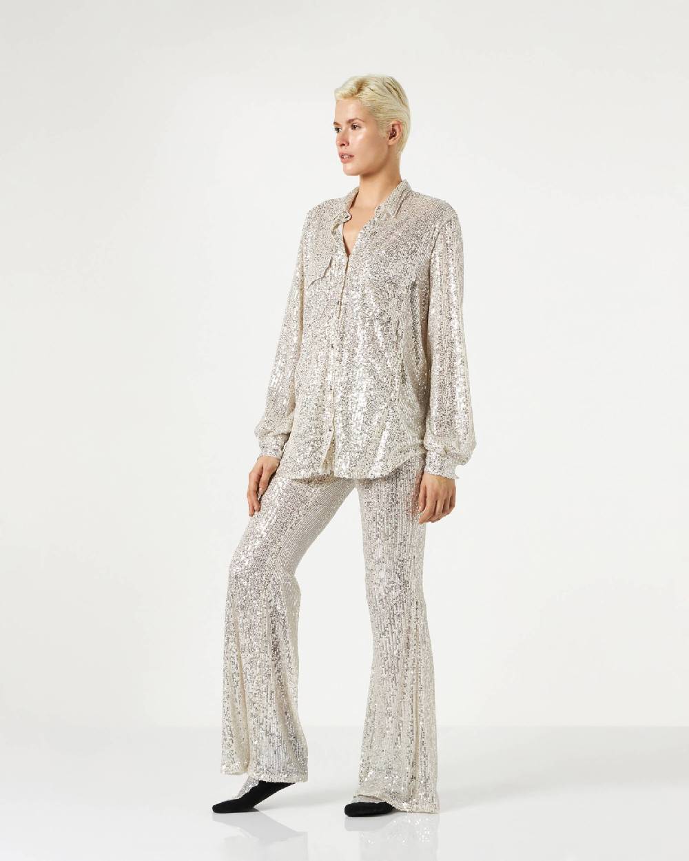 Le Twins Daniela Paillettes Argento