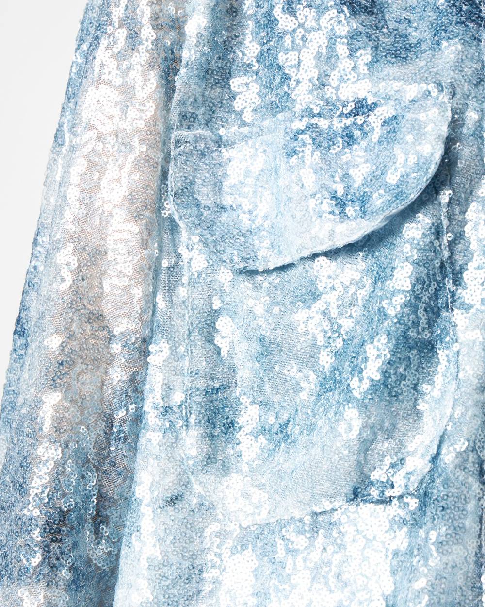 Le Twins Daniela Paillettes Jeans Celeste