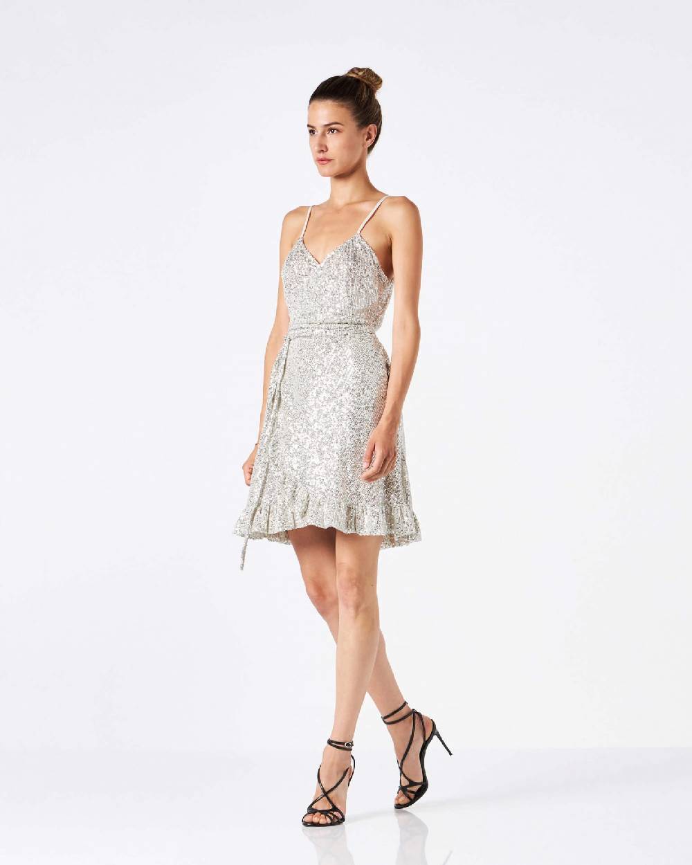 Le Twins Dora Paillettes Argento