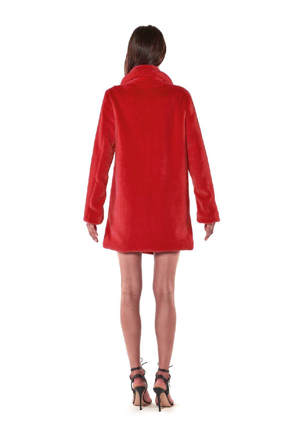 Le Twins Ecopelliccia Greta – Rosso