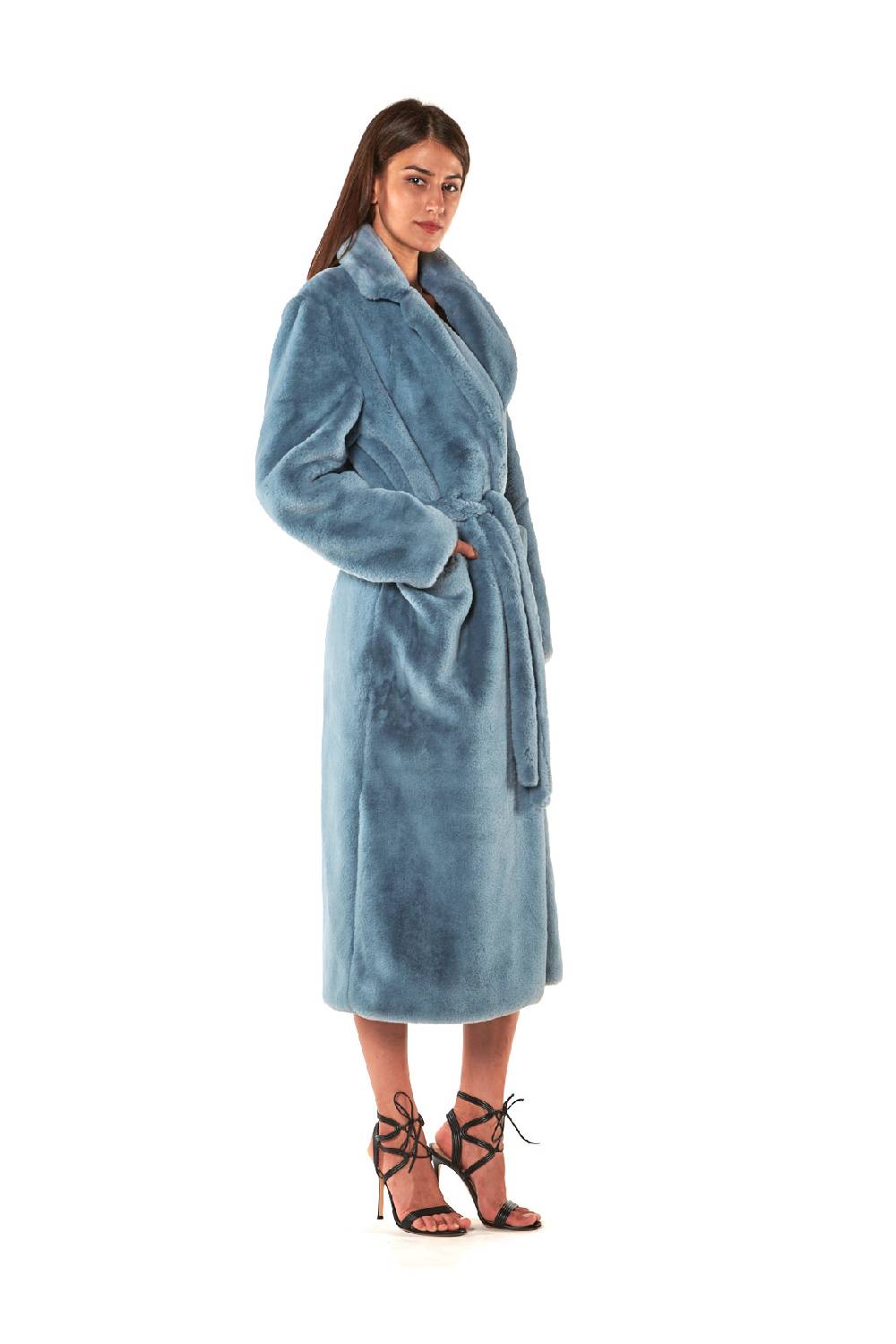 Le Twins Ecopelliccia Sofia – Celeste