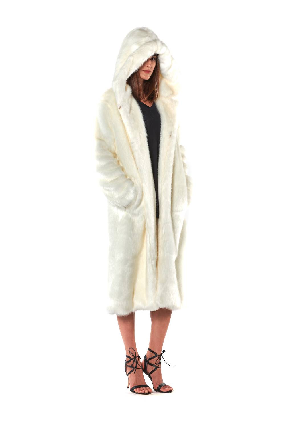 Le Twins Ecopelliccia Sofia Con Cappuccio