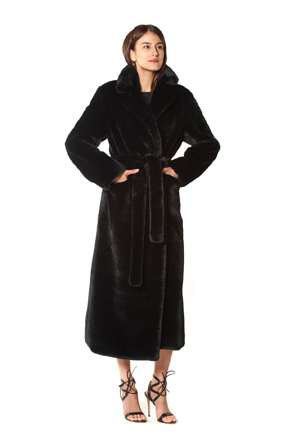 Le Twins Ecopelliccia Sofia – Nero