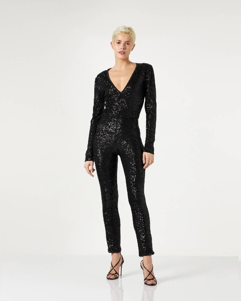 Le Twins Filomena Paillettes Nero