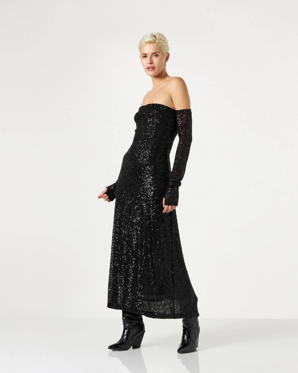 Le Twins Gina Paillettes Nero