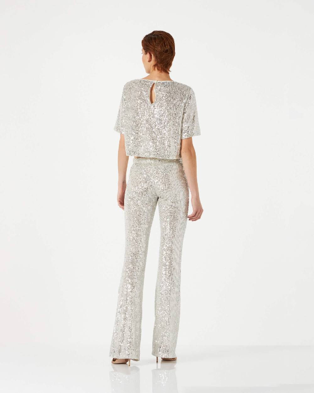 Le Twins Giusy Paillettes Argento