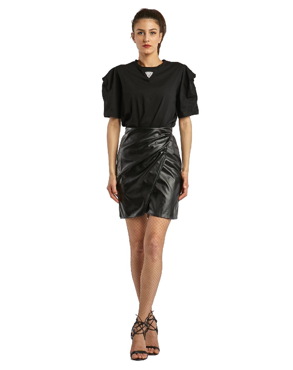 Le Twins Gonna Grazia – Ecopelle Nero