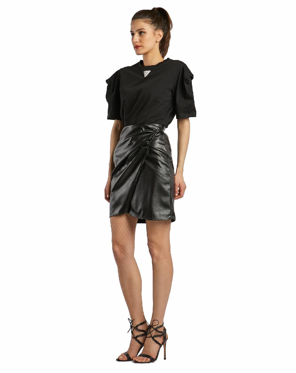 Le Twins Gonna Grazia – Ecopelle Nero