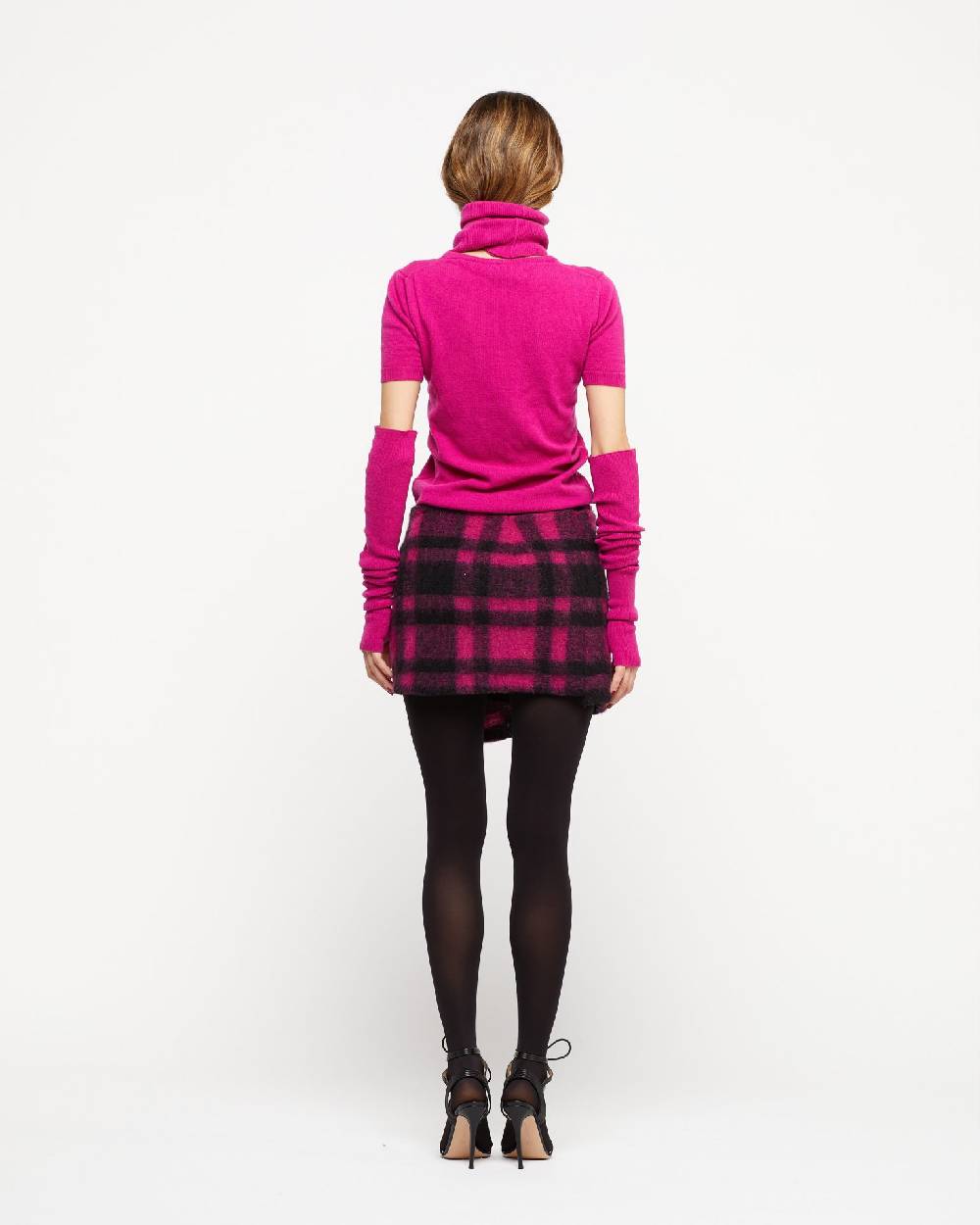 Le Twins Gonna Vale – Quadri Fucsia E Nero