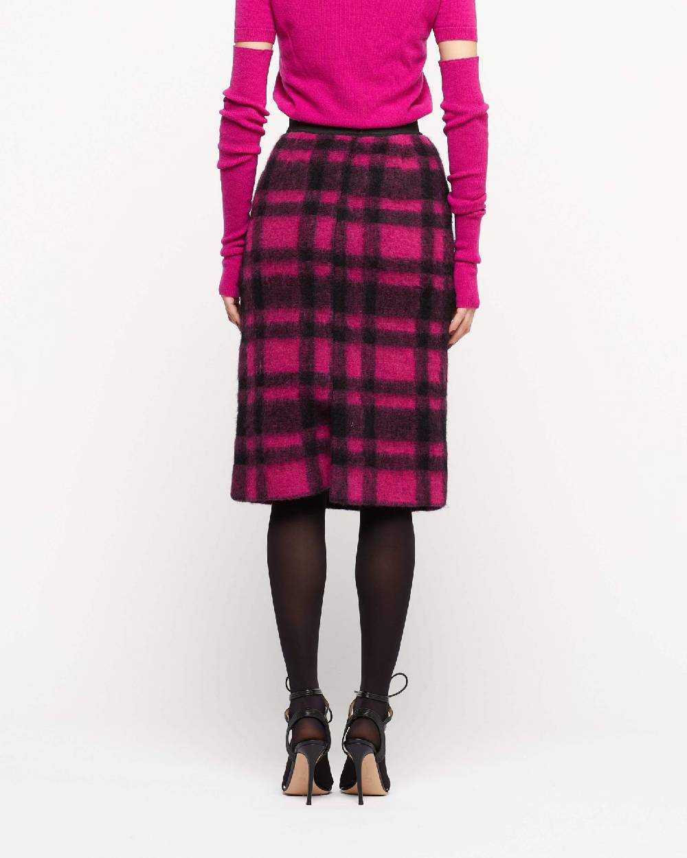 Le Twins Gonna Vilma – Quadri Fucsia E Nero