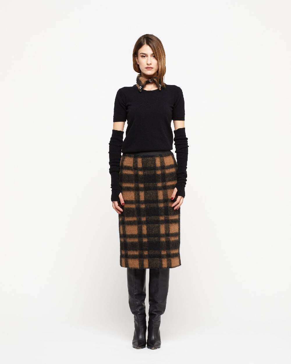 Le Twins Gonna Vilma – Quadri Marrone E Nero