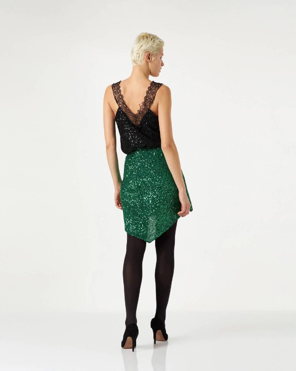 Le Twins Gorizia Paillettes Nero