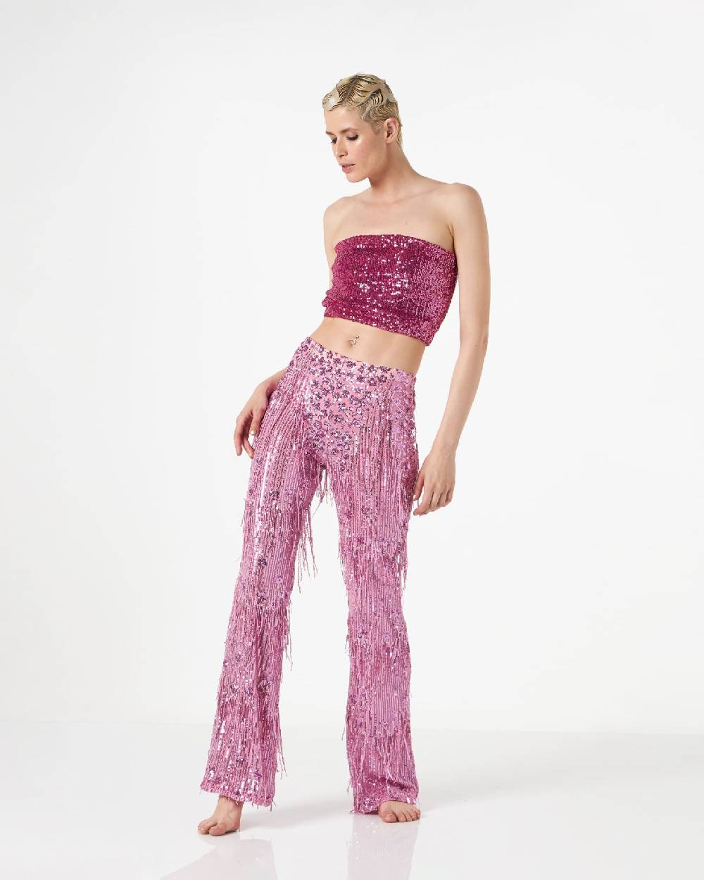 Le Twins Ludo Paillettes Fucsia