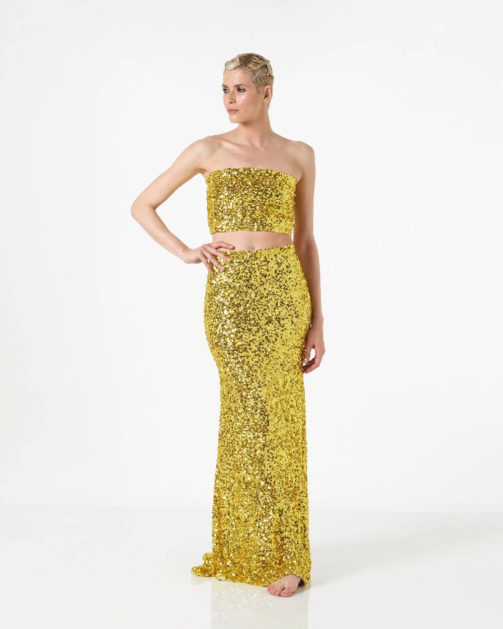 Le Twins Mariacristina Paillettes Giallo