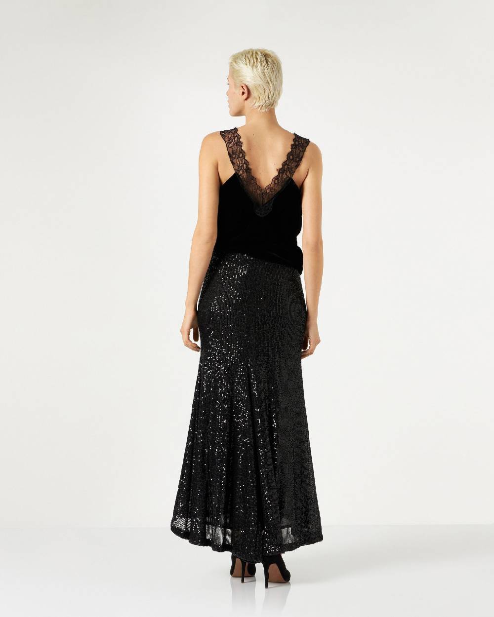 Le Twins Mariacristina Paillettes Nero