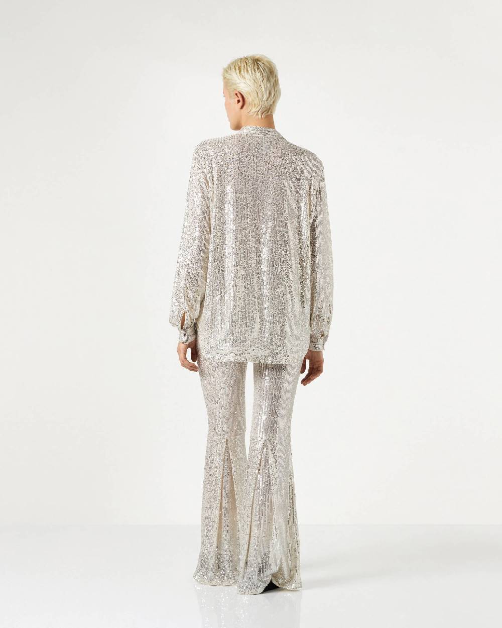 Le Twins Moni Paillettes Argento