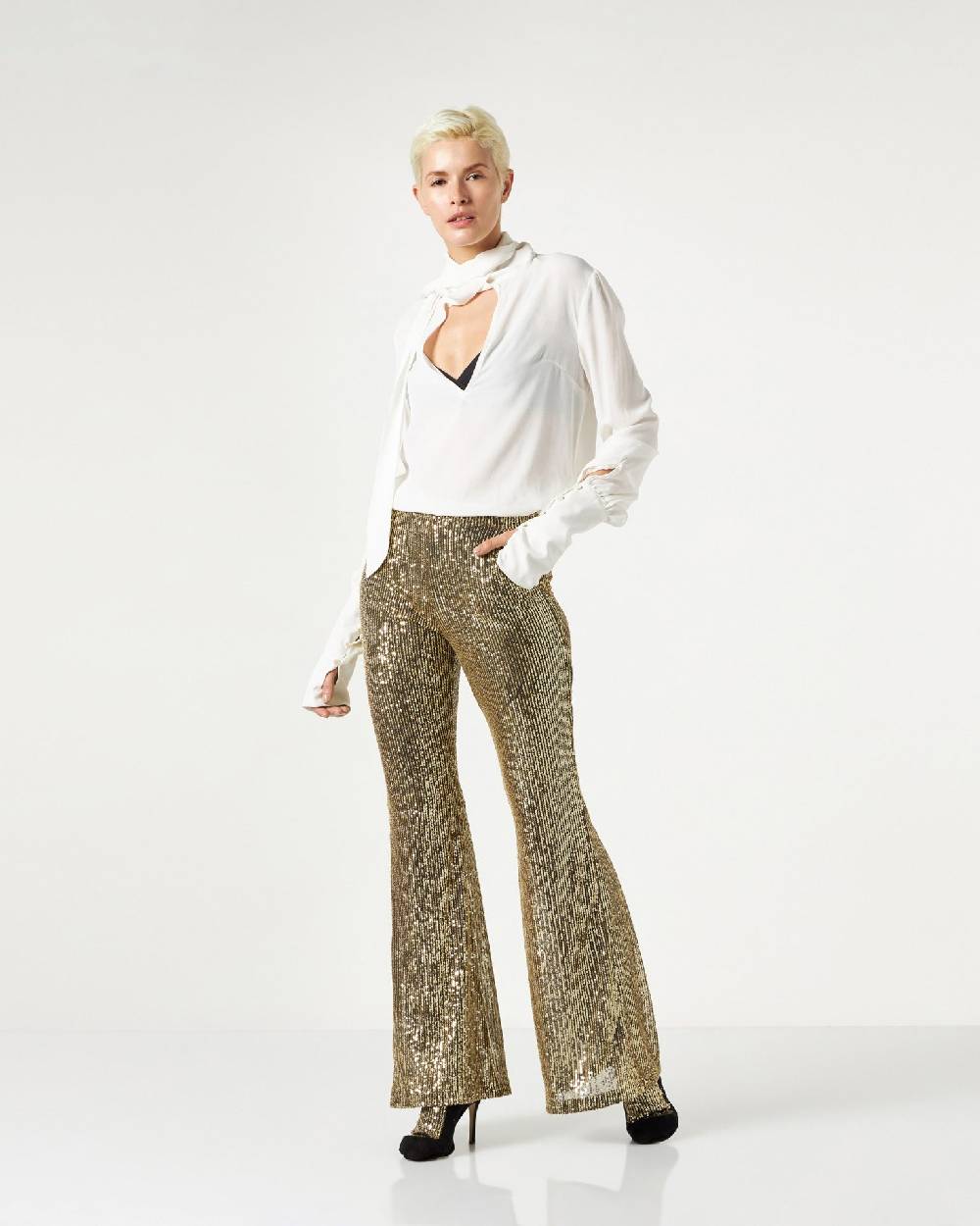 Le Twins Moni Paillettes Oro