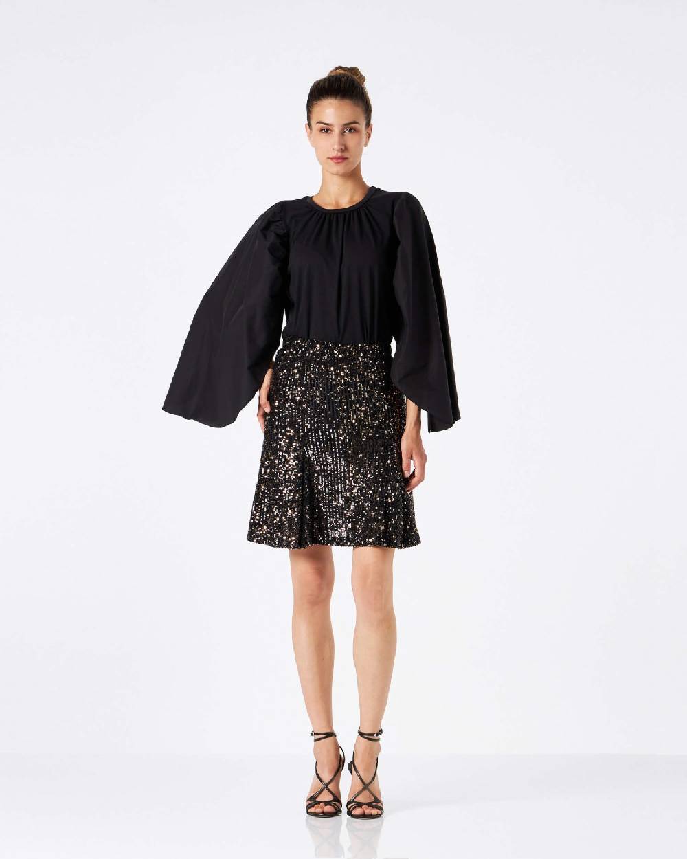 Le Twins Nina Paillettes Nero e Oro