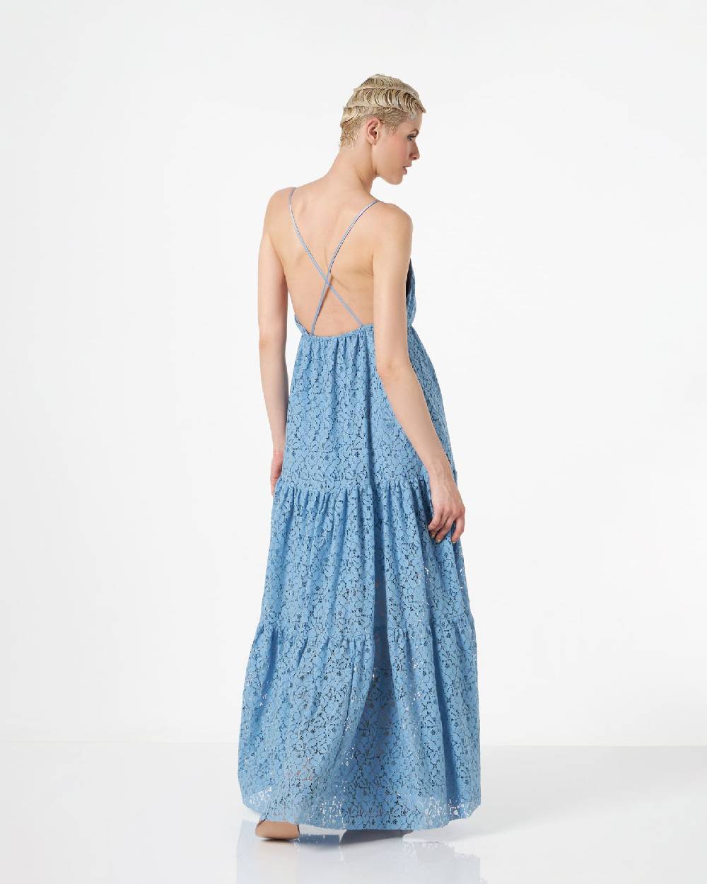 Le Twins Ostuni Pizzo Lurex Celeste