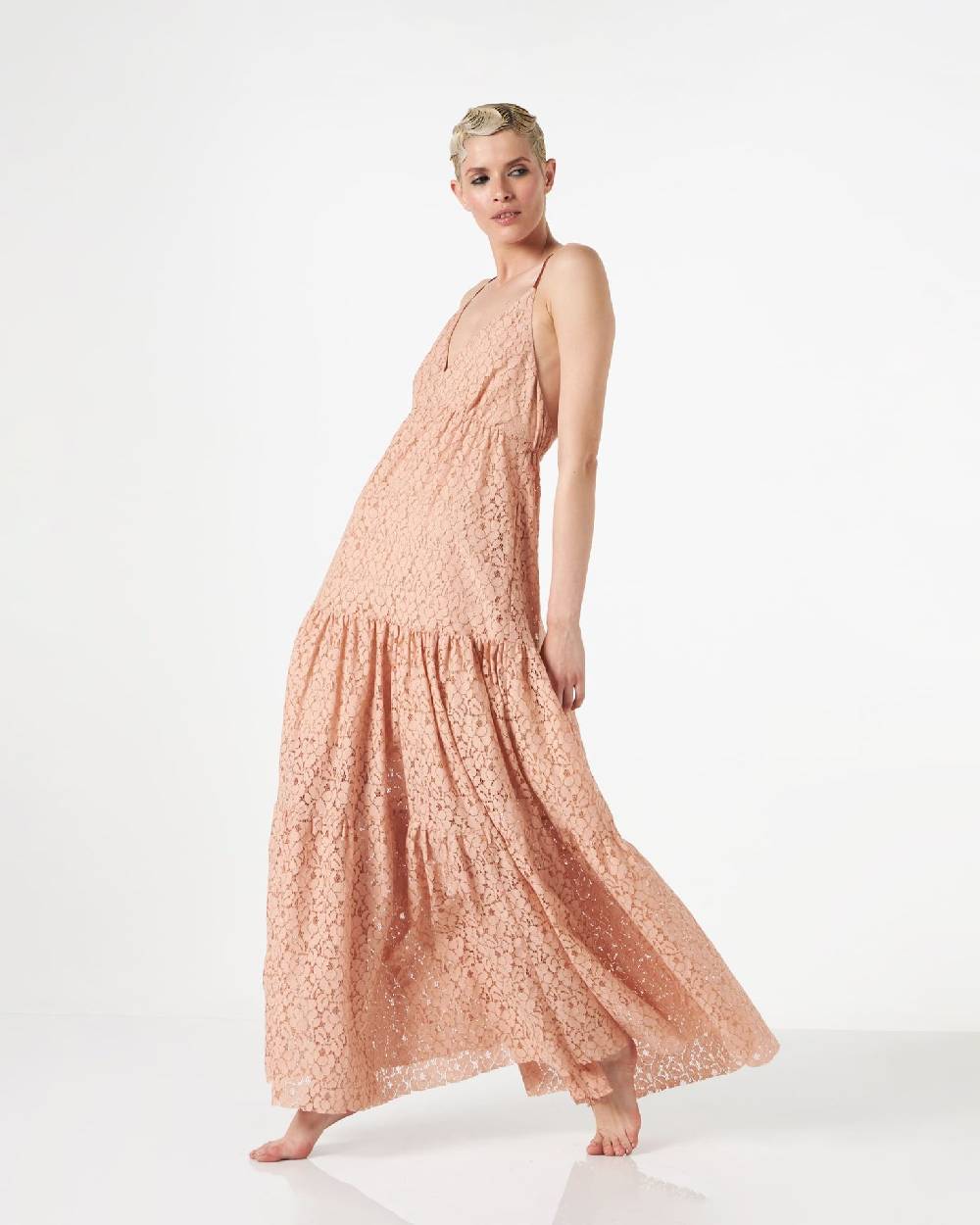 Le Twins Ostuni Pizzo Lurex Cipria