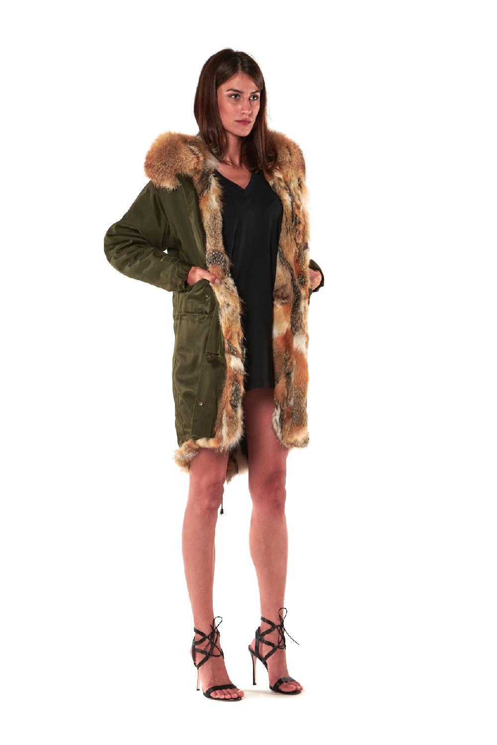 Le Twins PARKA CORTINA VERDE