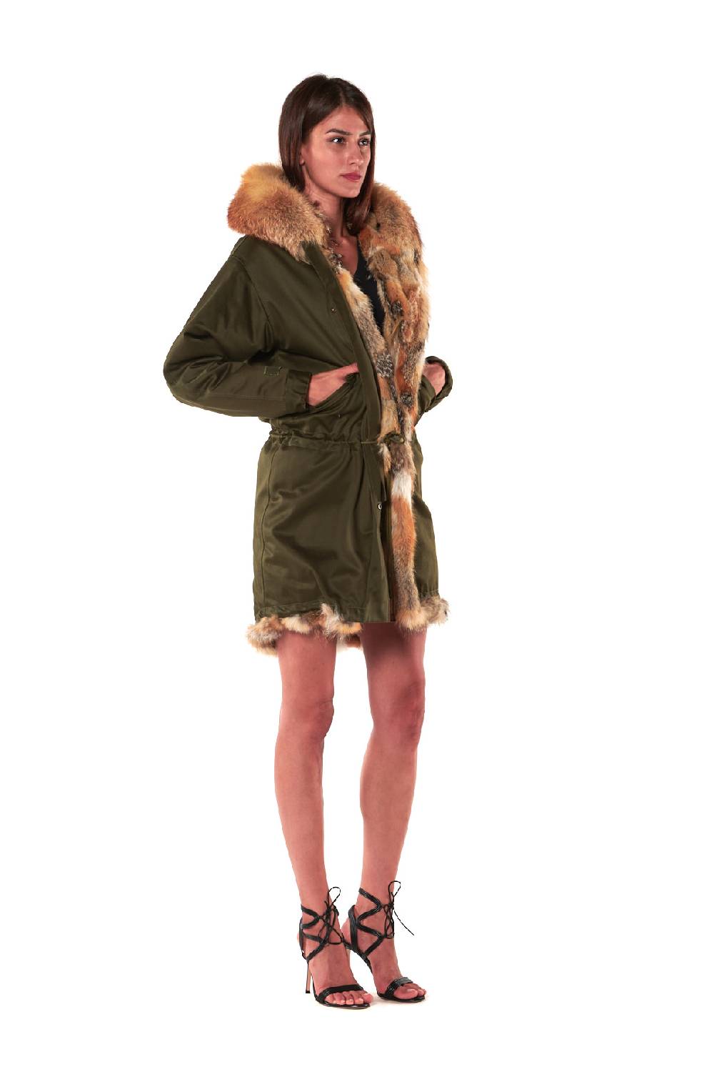 Le Twins PARKA CORTINA VERDE