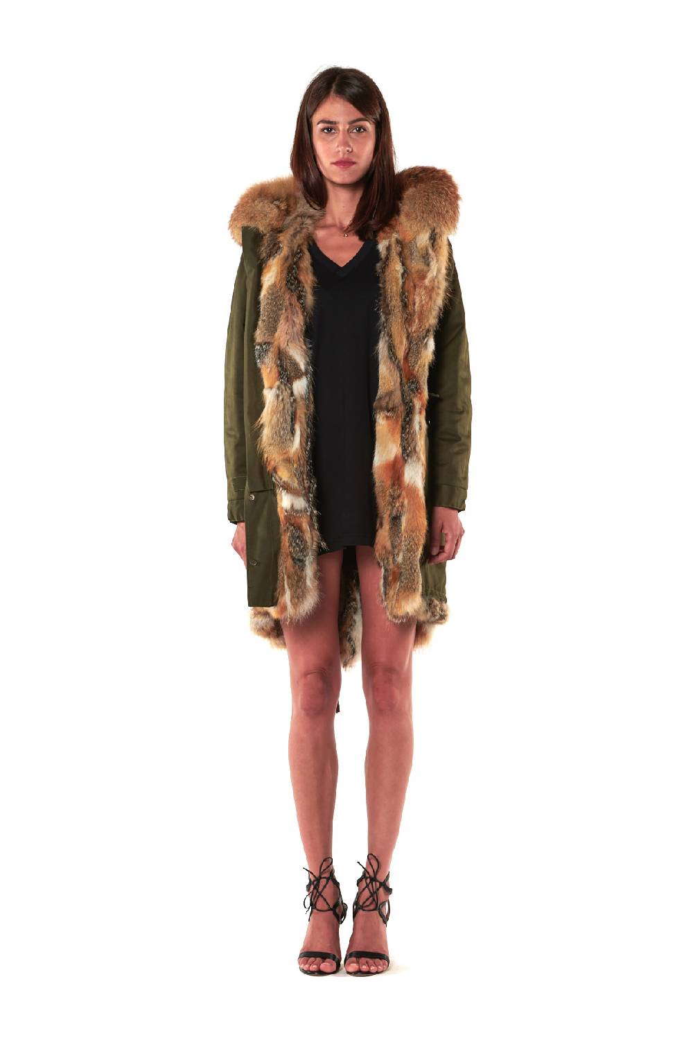 Le Twins PARKA CORTINA VERDE