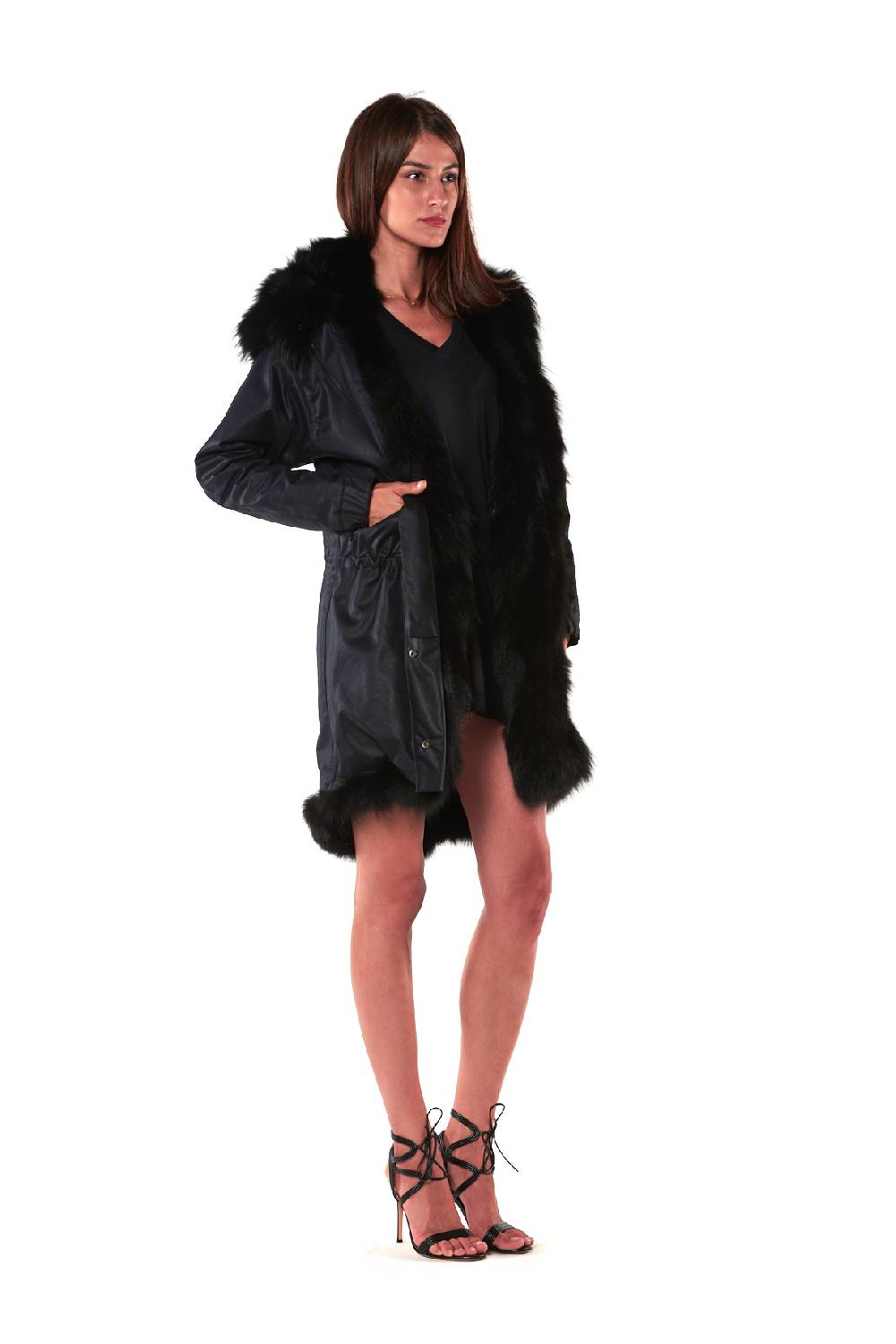 Le Twins PARKA GSTAAD NERO