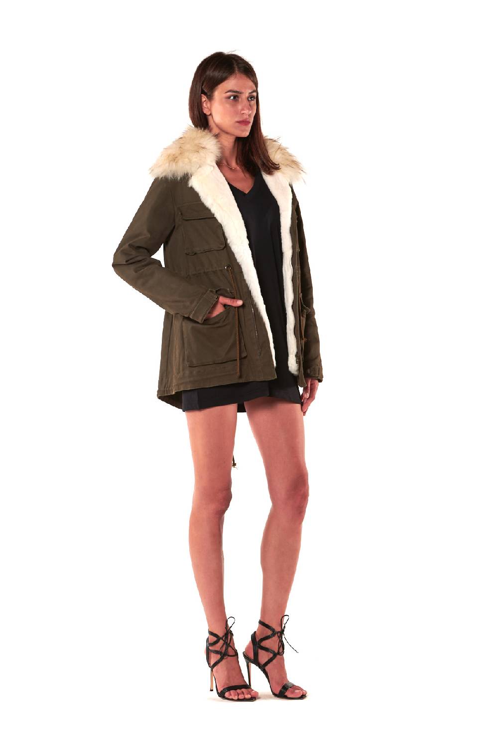 Le Twins PARKA MONTE BIANCO VERDE